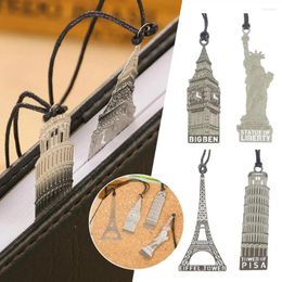 Bookmark Notebook Metal Cover Accessories Retro Iron Tower Small Vintage Decoration