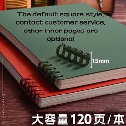 Non-hand Loose-leaf Book Detachable Notebook Sub-coil College Students Ins Wind Square Books