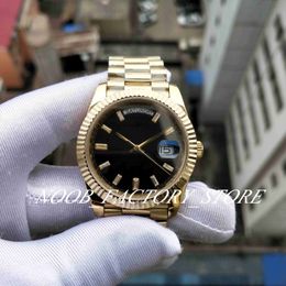 Men Size Watch Super BP Factory 40mm New V2 Stainless Steel BRACELET Black Diamond Dial 2813 Automatic Movement Dual Date Sapphire Glas 252n