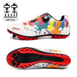 Cycling Shoes 2024 MTB Men Sports Non-slip Road Bike For Women Speed Sneakers SPD Cleats Racing Bicycle Footwear