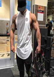 Brand Gyms Clothing Fitness Men Tank Top with hooded Men Bodybuilding Stringers Tank Tops workout Singlet Sleeveless Shirt8083183