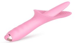Tongue Lick Dildo Vibrators for Women Oral Massage G Point Clit Female Adult Sex Toy Stimulator Vagina Erotic Masturbator3966683