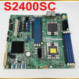 Motherboards For Intel Server Motherboard LGA1356 Support E5 2400 Series CPU S2400SC
