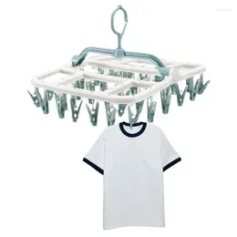 Hangers Baby Clothes Drying Rack 40 Clips Laundry Hanger Heavy Duty Sock Space Saving Windproof Clip