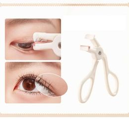 Eyelash Curler Silicone eyelash curler natural cosmetic clip Korean application professional makeup tool Q240517
