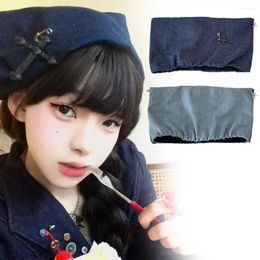 Scarves Y2K Beanie Hat High Quality Harajuku Style Sunscreen Beanies Caps Breathable Solid Colour Pullover Hats Spring Summer