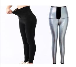 Women039s Shapers Womens Silver Ion Thermo Pants Sweat Sauna Suits Body Woman Waist Trainer Slimming Shorts Girls Fitness Leggi3267472