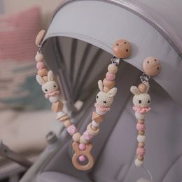 Wooden Teeth Baby Bed Hanging Ratchet Toy Ratchet Baby Comfortable Toy Cute Animal Ratchet Room Decoration Baby stroller Ratchet Toy 240517