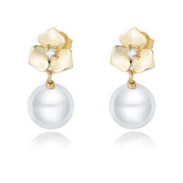 Stud Fulsun factory wholesale modern popular designs at affordable prices fashion handmade bead pearl earring Q240517