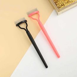 Eyelash Curler Curled eyelashes beauty and makeup eyelash separator foldable metal brush comb curled tools