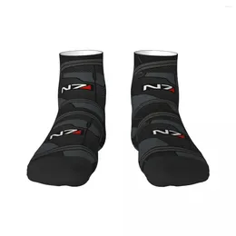 Men's Socks Fun Printed Mass Effect N7 Armour For Women Men Stretchy Summer Autumn Winter Alliance Military Video Game Crew