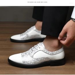 Dress Shoes High Quality Men Wedding Fashion Bright Leather Formal For Heel Oxford Chaussure Homme