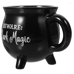 Mugs Mug Kettle Halloween Coffee Ceramic Tea Porcelain Drink Breakfast Milk Witch Chocolate