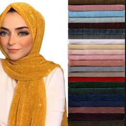 Ethnic Clothing Summer Breathable Hijab Scarf Fashionable Turban Gold Thread Scarves Lightweight Long Head Wrap Shawl