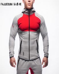 Gym Aesthetics mens Bodybuilding Hoodies Camouflage Sweatshirt workout training Slim fit Jacket Fitness outdoor sports coat tops4266795