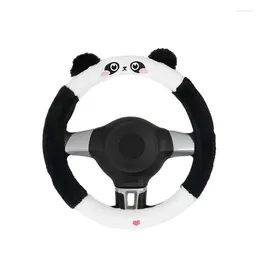 Steering Wheel Covers Car Protector Animal Short Plush Wrap Sweat Absorption Auto Accessories For Cars