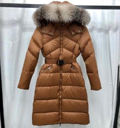 Winter Jacket Women Classic Casual Down Coats Stylist Outdoor Warm Jacket Hooded Big Fox fur Collar Parkas Outwear Black Green Bro5286078