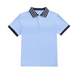 Clothing Sets Summer British Wind School Uniform Short-sleeved Boys And Girls Children Class Suit Polo Shirt