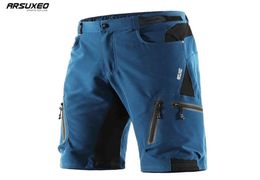 ARSUXEO Men039s Outdoor Sports Cycling Shorts MTB Downhill Trousers Mountain Bike Bicycle Shorts Water Ristant Loose Fit 12027613154