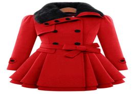 ladies woman wool blend double breasted coats casual winter autumn warm elegant aline long sleeve long female coats6926524