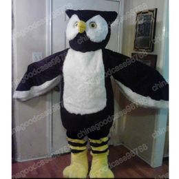 Performance owl Mascot Costume Halloween Fancy Party Dress Cartoon Character Outfit Suit Carnival Adults Size Birthday Outdoor Outfit