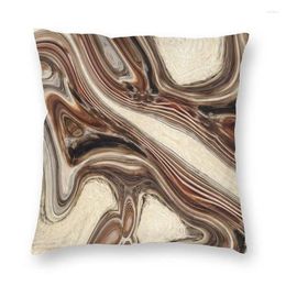 Pillow Luxury Rustic Wood Grain Brown Marble Throw Case Decoration Custom Texture Cover Pillowcover For Living Room