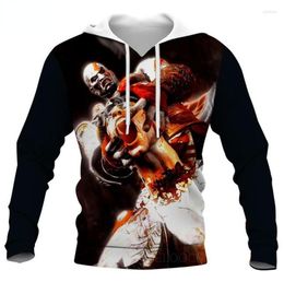 Men039s Hoodies Sweatshirts Fashion Game Kratos God Of War 3D Full Printed Autumn Men Hoodie Unisex Hooded Sweatshirt Harajuk4780558