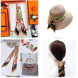 Designer Scarf H Fashion Headband Luxury H Brand Letter Women Silk Scarf Top Wristband Handle Bag Scarf Headband h Scarf Silk Headband Twill Ribbon 6*110cm