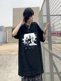 Japanese Anime Ouma Kokichi T Shirt Oversize Comics Men Cartoon Short sleeve Tshirt Harajuku Graphic Tee Unisex Streetwear Tops9948113
