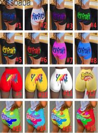 Women Mini Shorts Breathable Booty Bodycon Snack Desinger Letter Shorts Sexy Fitness Candy Yoga Pants Skinny 100 Styles 8218305707