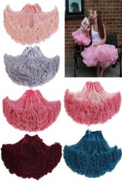 Women039s Retro Dancewear Adult Tutu Skirt Fluffy Pettiskirt Princess Ballet Skirt Party Cheap Petticoat for Wedding CPA8351082739