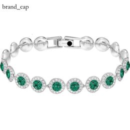 swarovski bracelet Designer Women Luxury swarovskis jewelry Original Quality Charm Bracelets High Full Diamond Twist Buckle Bracelet For Crystal 7ab