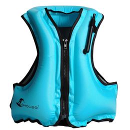 Adult Life Jacket Inflatable Swim Vest for Snorkelling Floating Device Swimming Drifting Surfing Water Sports Life Saving 240507