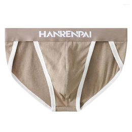 Underpants Men Mid-waisted Briefs Comfortable Men's Sexy Mid-rise With Elastic Waistband High-cut Design For Comfort