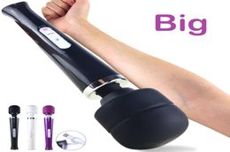 Big Magic Wand Vibrator Powerful Body Massage Stick AV Vibrators For Women G Spot Female Clitoris Stimulator Sex Toys Adults1485718