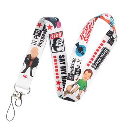 vintage movie film breaking bad Keychain ID Credit Card Cover Pass Mobile Phone Charm Neck Straps Badge Holder Keyring Accessories