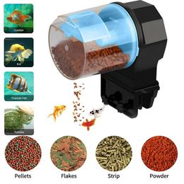 Large-Capacity Aquarium Fish Feeder Fish Food Dispenser Automatic Fish Tank Feeder 12 Hours/24 Hours Intelligent Timing 240516