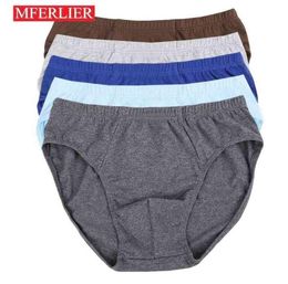 Men Briefs 6XL 7XL 8XL Large Size Waist 140cm Loose Cotton Underwear 3 Colours T2208169757845