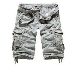 Drop 2020 New Cargo Shorts Men Casual Workout Military Men039s Shorts Multipocket Calflength Short Pants Men8395217