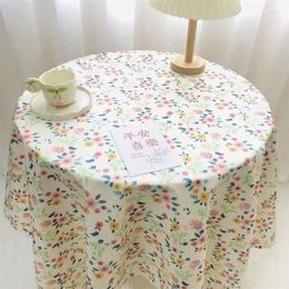 Table Cloth D103Floral Tablecloth Fresh Girly Student Picnic Nordic Rectangular Waterproof And Oil-proof No-wash Wholesale