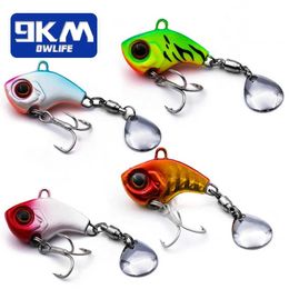 Baits Lures Fishing bait VIB crank bait 9-16g fishing spoon bait rotating blade sink bait bass fishing fixture fishing baitQ240517