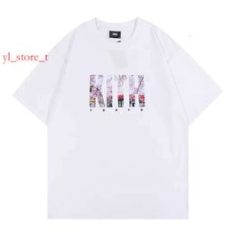 Mens Designer T Shirts Kith T Shirt High Quality Men Womens Designer T-Shirt Letter Printed Fashion Man Short Sleeve Topquality US Size S-Xxl 92af