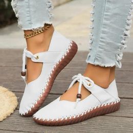 Casual Shoes Women Flats 2024 Summer Fashion Sneakers Femme Lace Up Sport Designer Running Zapatos De Mujer