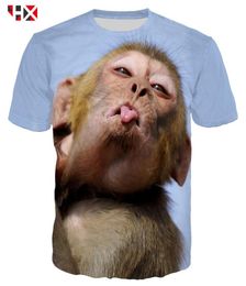 Men039s TShirts HX 3D Printed Tshirt Pullover Funny T Shirt MenWomen Cute Animal Short Sleeve Harajuku Streetwear Tops A7837329192