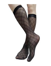 See Through Mens Socks Dress Formal Suit For Business Male Black Tube Hose Sheer Sexy Stocking Softy Comfortable4873418