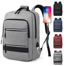 Backpack Multifunctional Men Backpacks Waterproof Bag Pack For School Book Usb Port Back Black