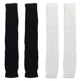 Women Socks Warm Sweet Solid Colour Girl Wool Boots Cover Knitted Foot Lolita Arm Sleeves Over Knee