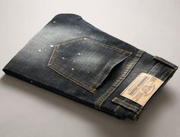 mens designer jeans de designer pour hommes skinny biker luxury high waisted diesel men ripped jeans fashion elastic embroidered j3101005