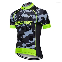 Racing Jackets Camouflage Summer Cycling Jersey Men Breathable MTB Bike Clothing Short Sleeve Bicycle Clothes Ropa Ciclismo Wear