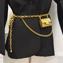 Belts Design Casual Dress Jeans Trousers Party Gold Chain Belt Trouser Metal Bag Waistband Tassel Waist Strap